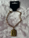 Gold Cross Bracelet