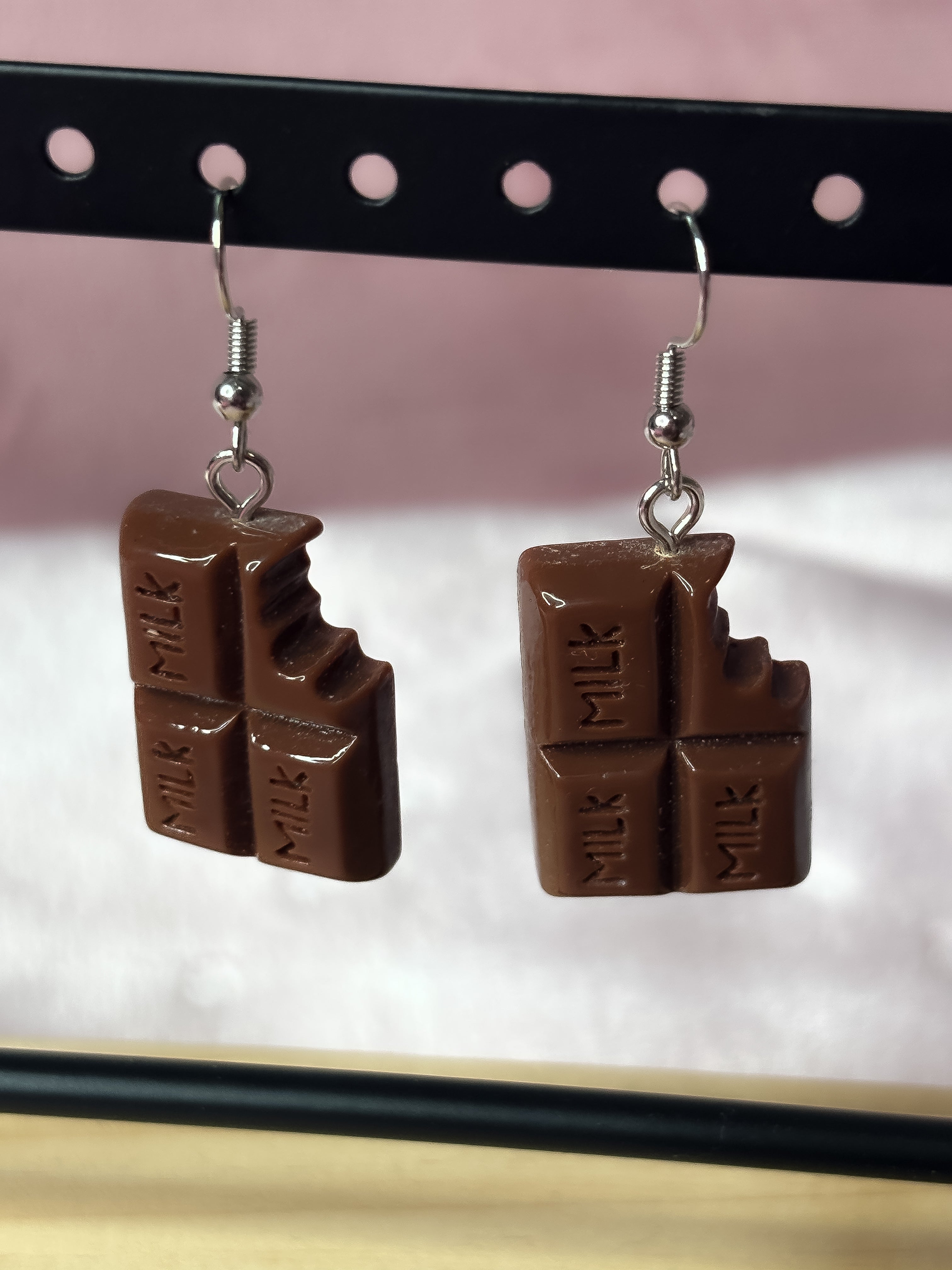 Chocolate Bar Earrings