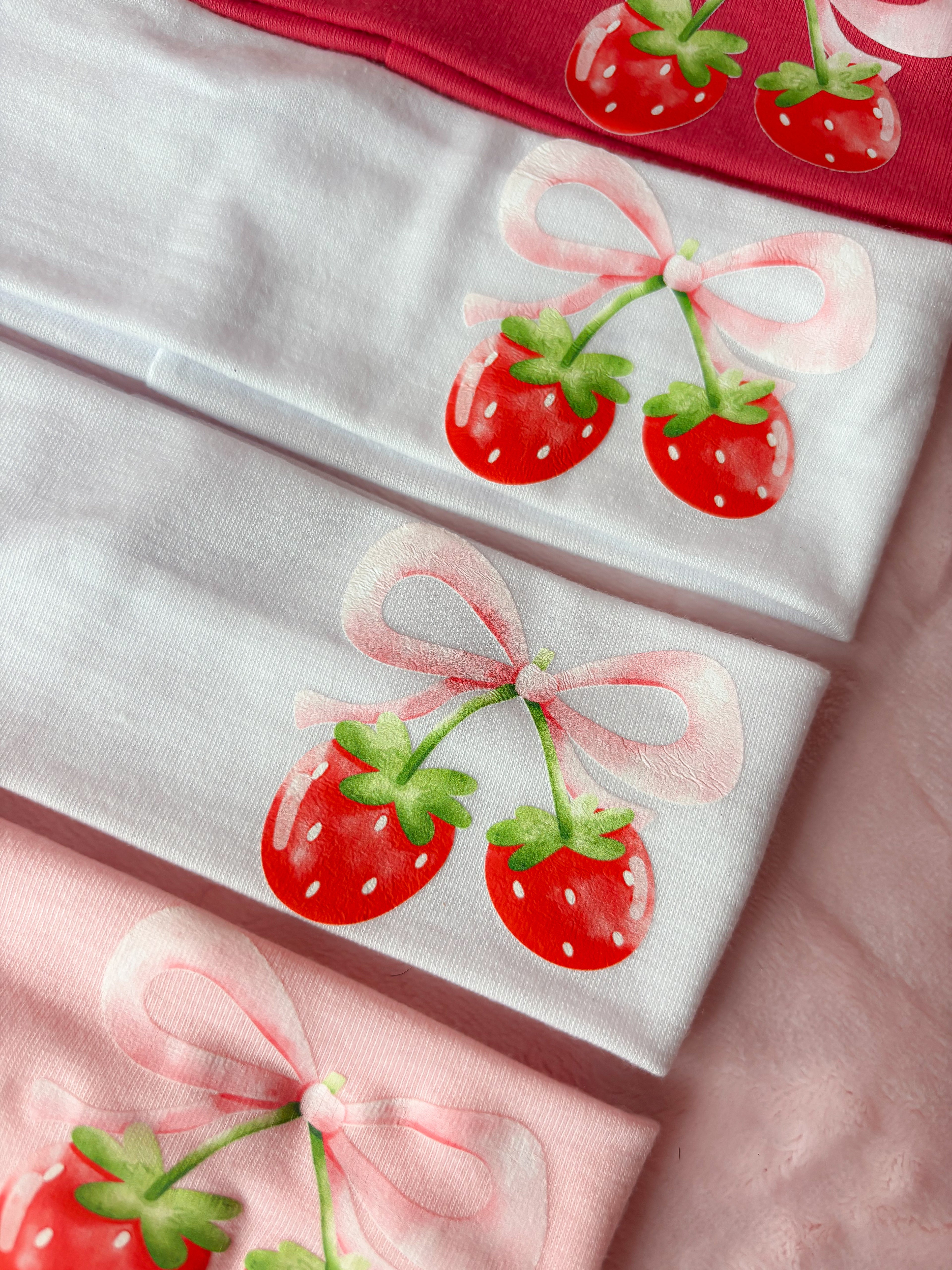Bow x Strawberry headband