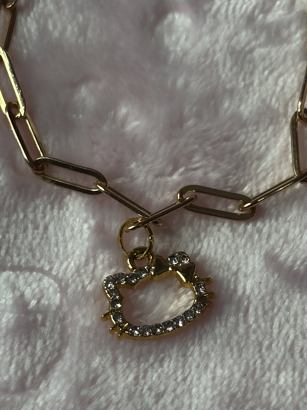 Kitty kat charm bracelet