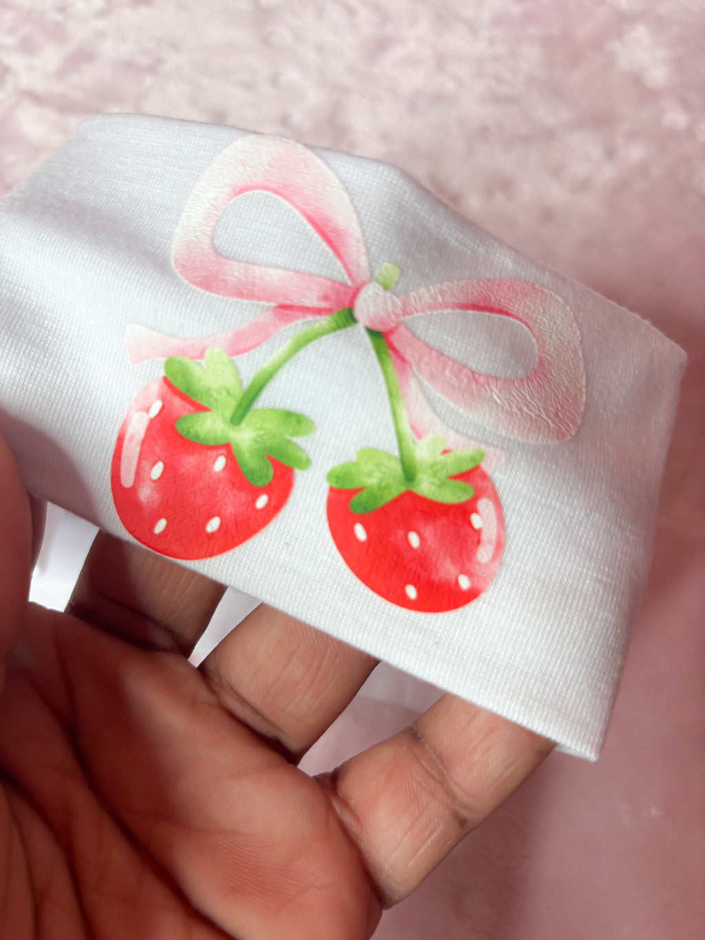 Bow x Strawberry headband