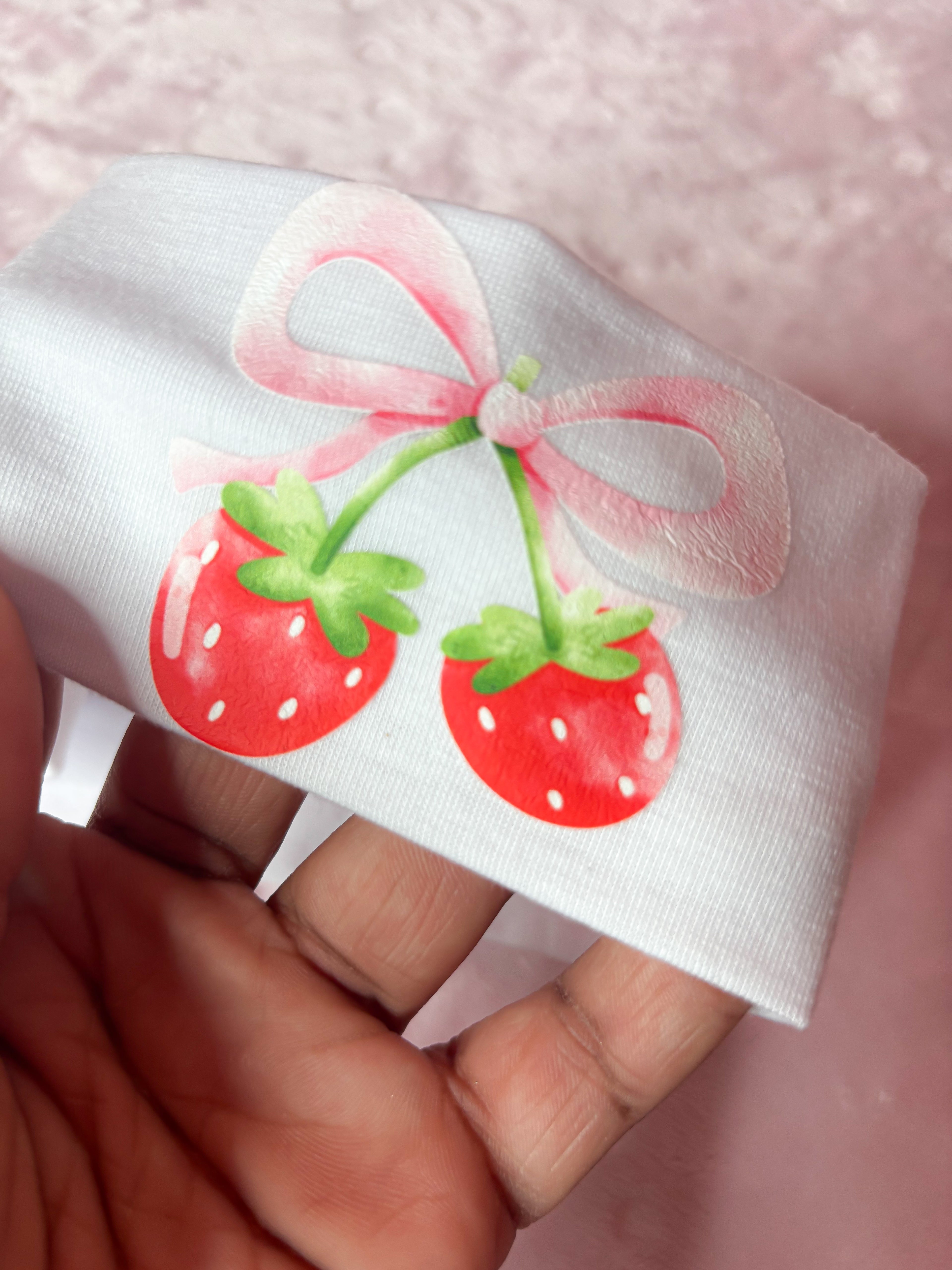 Bow x Strawberry headband