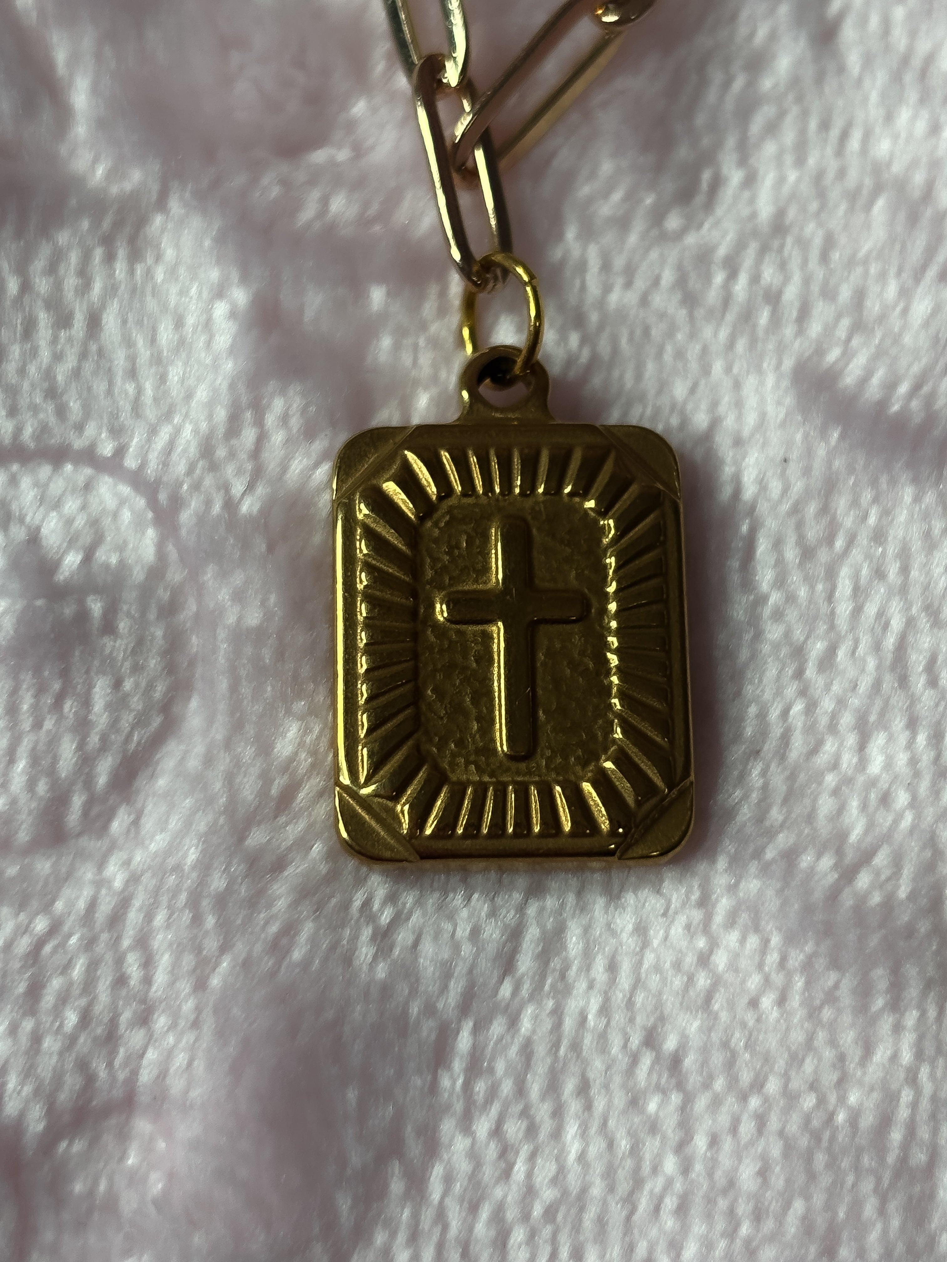 Gold Cross Bracelet