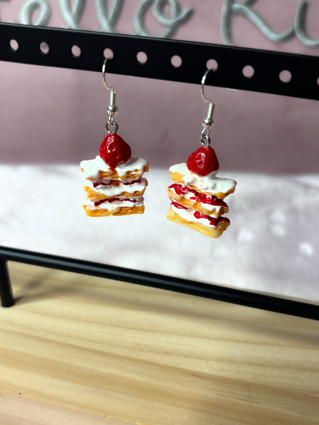 Strawberry Cake Earrings