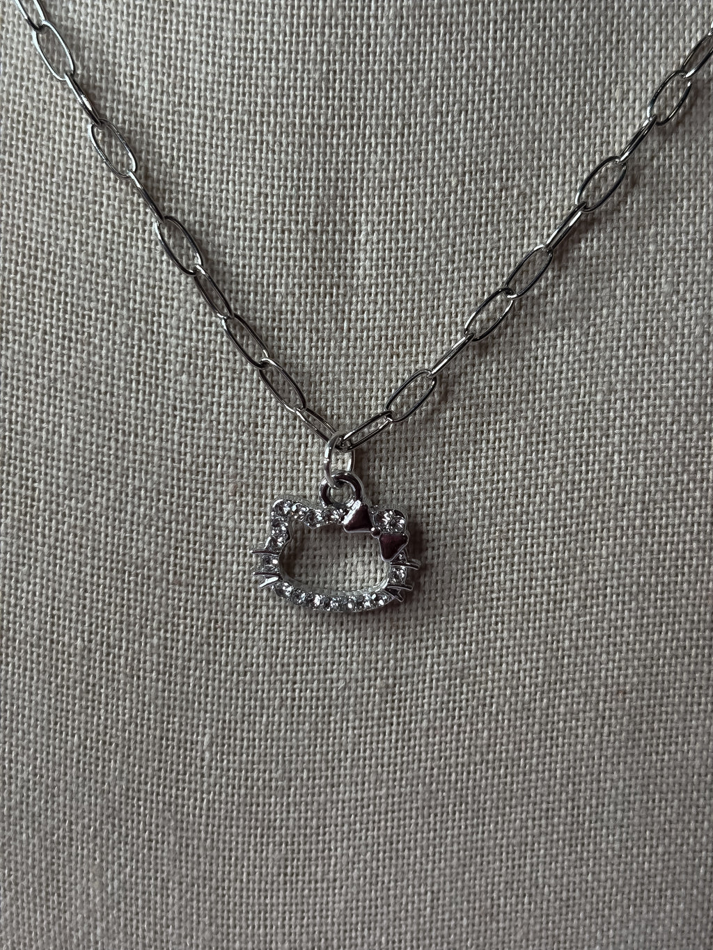 Kitty Kat dainty necklace