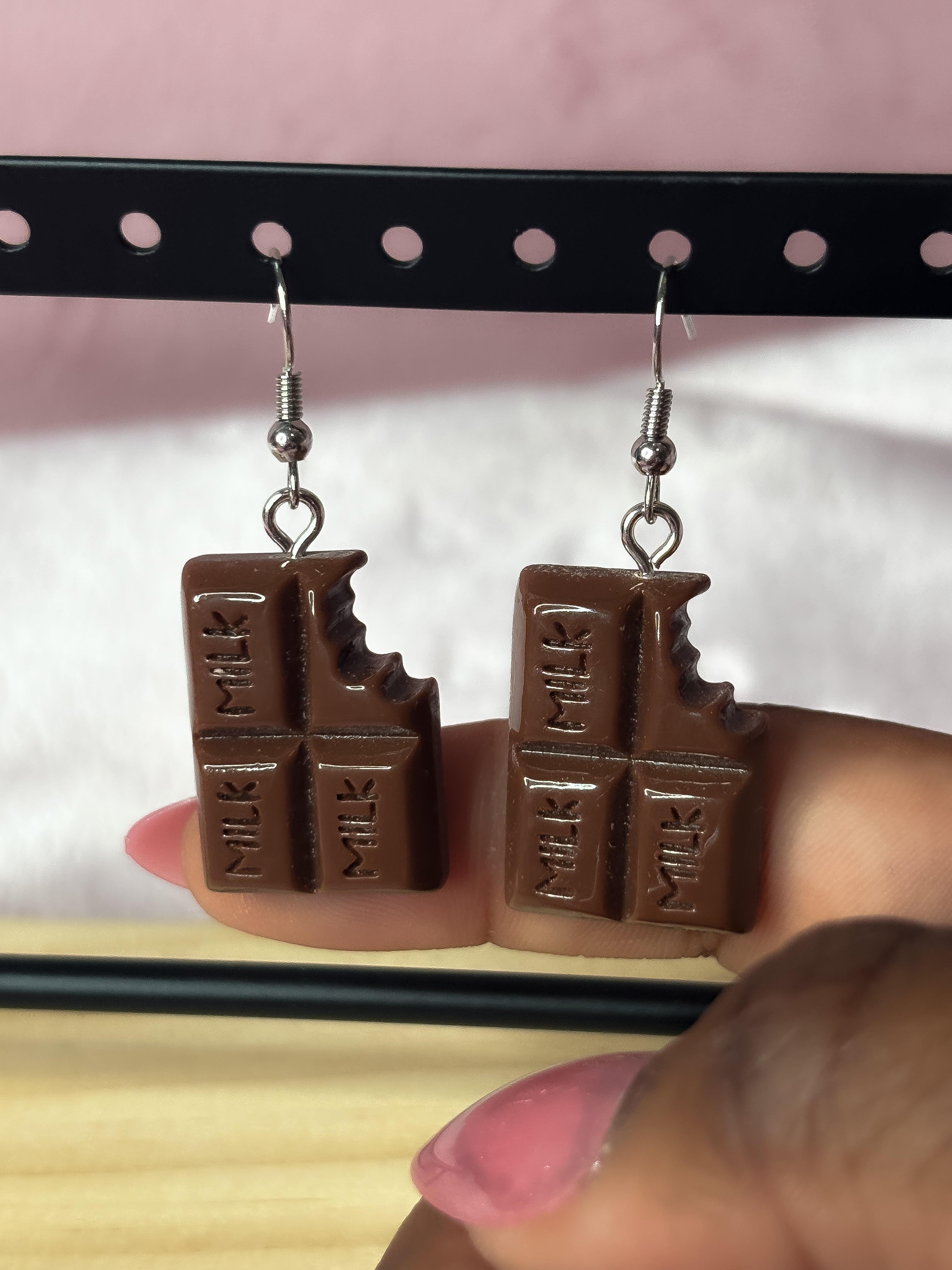 Chocolate Bar Earrings